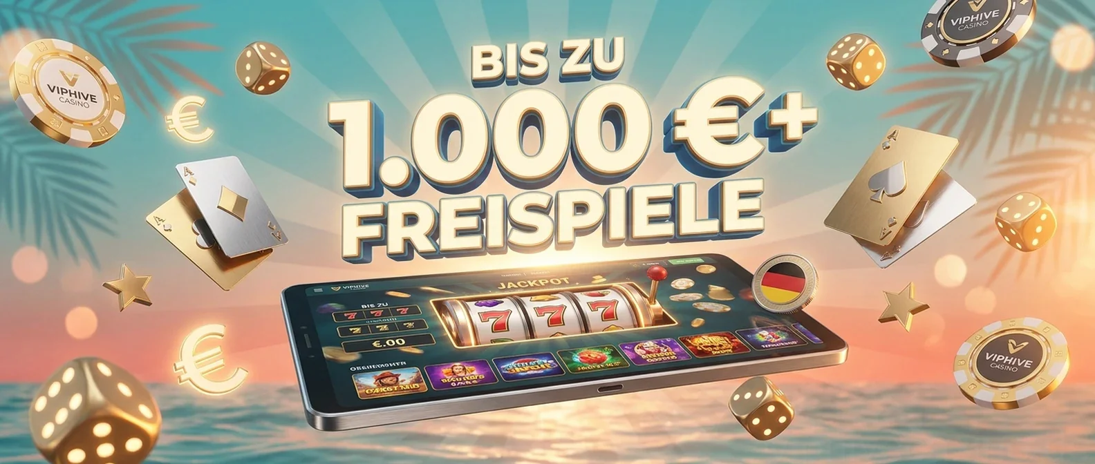BIS ZU 1.000 €+ FREISPIELE